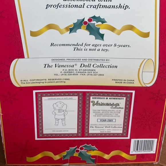 Vanessa Collection Doll – Gift-Ready in Box - Picture 8 of 8